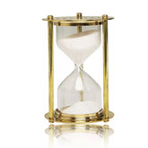 Nautical Sand Timer Hourglass made of brass and glass